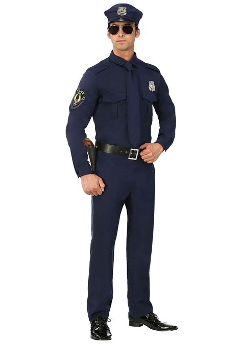 cop halloween costume for guys|realistic police uniform costume.